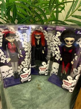 2003 Gothic Girl Dolls - Malice, Lillian, & Sintress